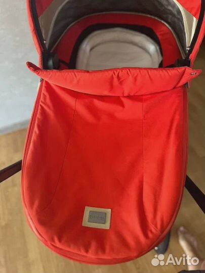 Коляска 2 в 1 Cybex Priam 4.0 Autumn Gold шассі ch