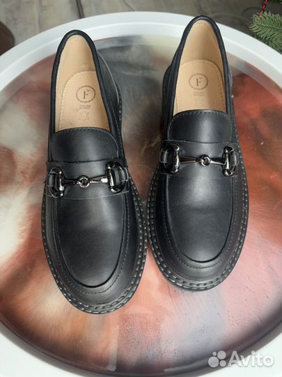 Лоферы натуральная кожа 37