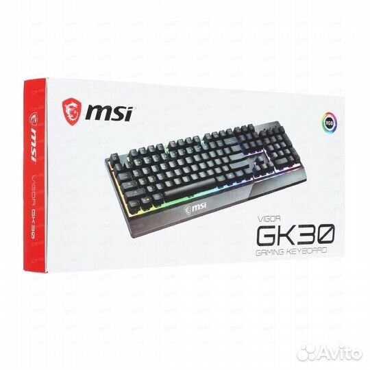 Игровая полумеханическая клавиатура MSI Vigor GK30