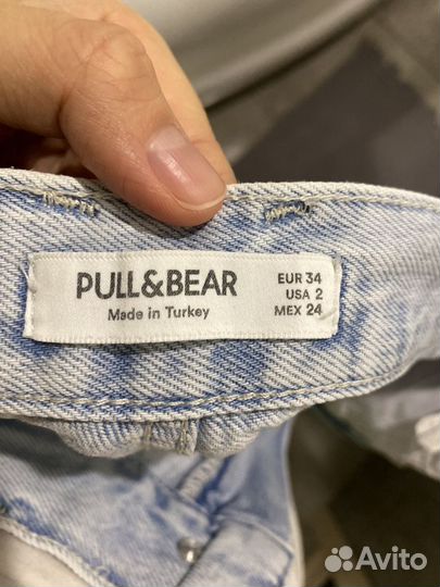 Pull bear джинсы mom