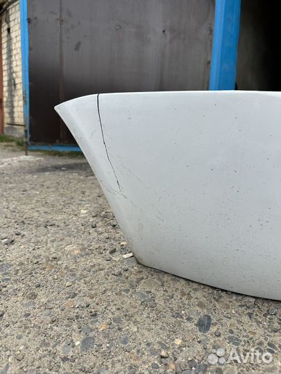 Передний бампер priora 2 белый