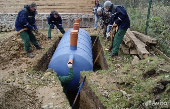 Установка септиков под ключ