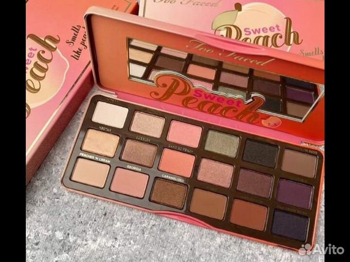 Палитра теней Too faced Sweet peach