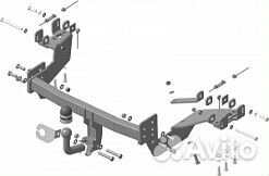 Фаркоп на Mitsubishi Outlander 3 Motodor 91312-A