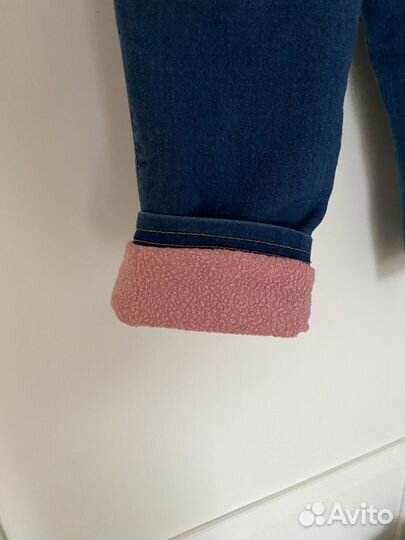 Джинсы утепленные 92 98