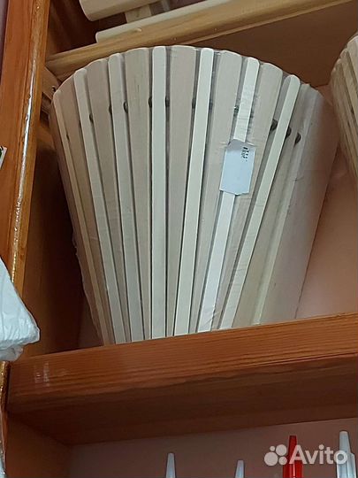 Абажур для бани, дерево