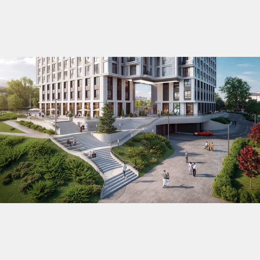 Апартаменты-студия, 26,1 м², 2/20 эт.