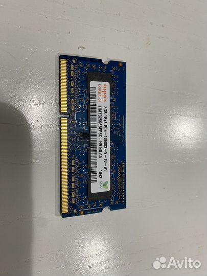 Оперативная память sodimm DDR3 2GB
