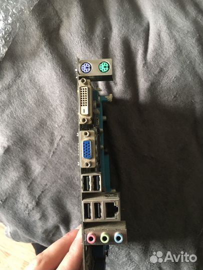 Материнская плата с процессором