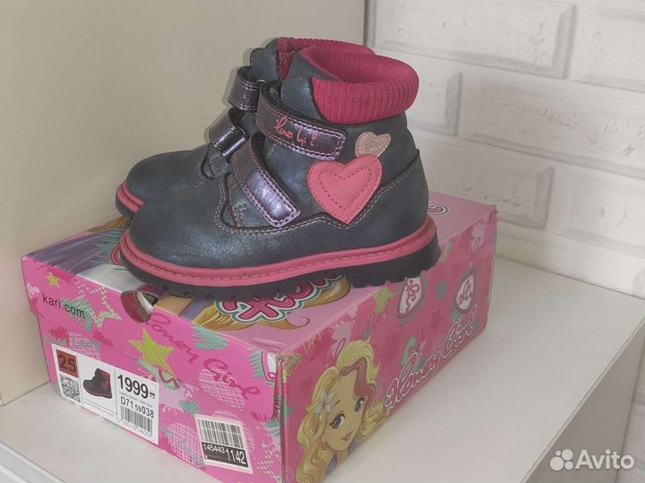 Ботинки для девочки