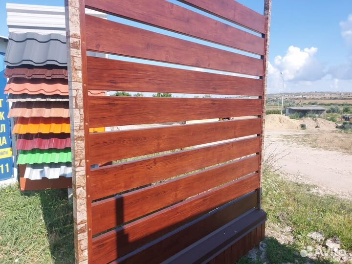 Металлический штакетник / евроштакетник