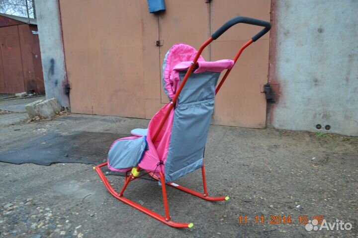 Санки-коляска