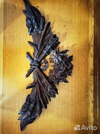 Зеркало старинное резьба фацет антиквариат 19 век