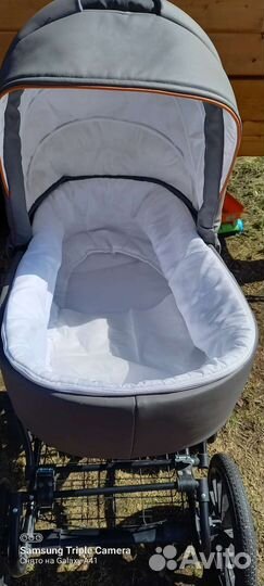 Коляска 2 в 1 эко кожа