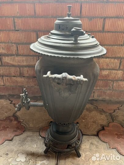 Самовар на дровах старинный