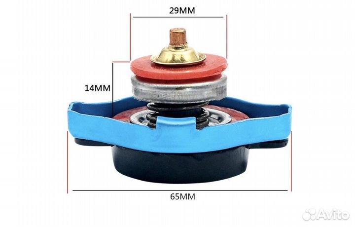 Крышка радиатора с термометром