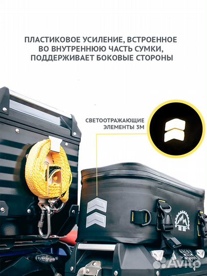 Сумка на алюминиевые кофры BMW и др 16л. Tripfella