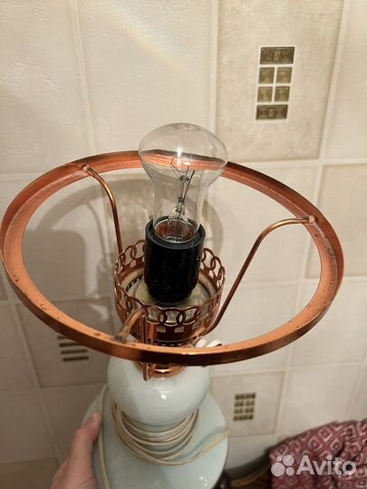 Настольная лампа СССР ретро без абажура