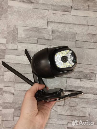 Камера уличная поворотная 4G с сим картой 5 мп