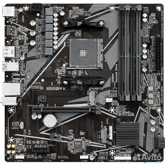 Gigabyte B550M K SocketAM4, AMD B550, mATX Ret