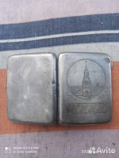 Портсигар серебряный СССР