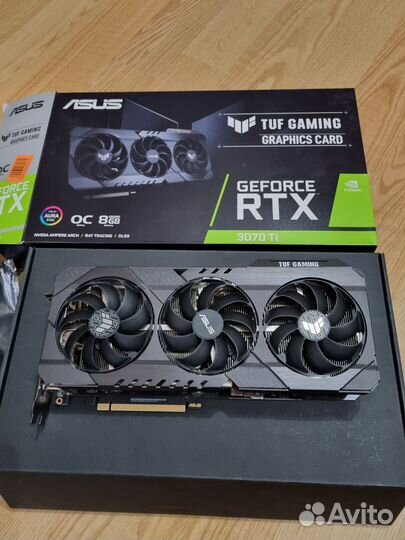 Видеокарта RTX 3070 ti asus на гарантии