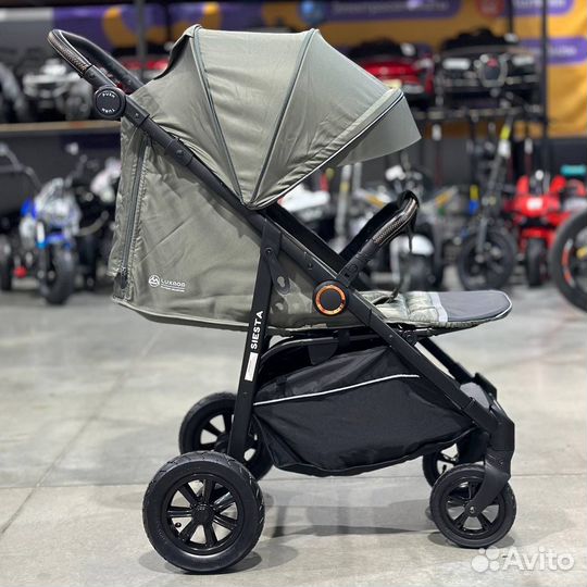 Коляска всесезон Luxmom Siesta оливковый
