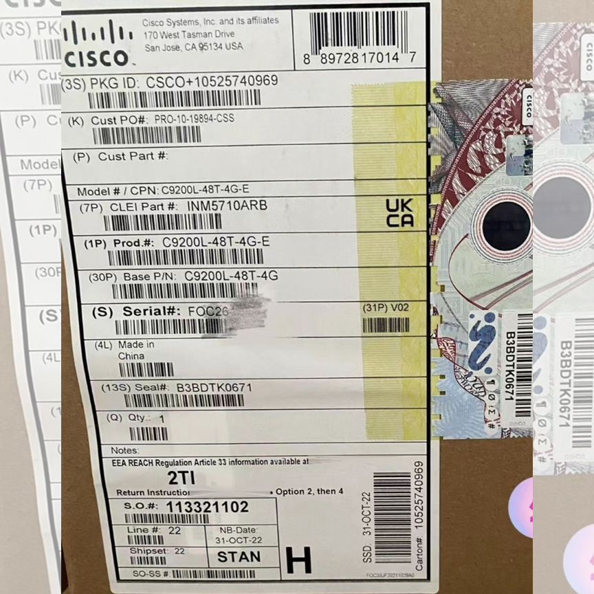 [C9200L-48T-4G-E] Коммут. Cisco И C9200l-48t-4g-A C9200l-48t-4g-E