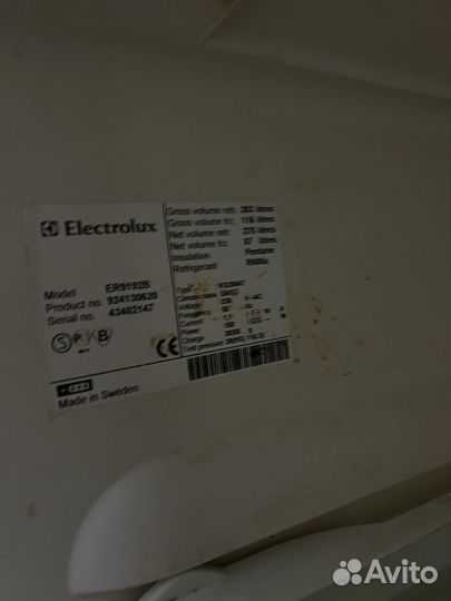 Холодильник electrolux er9192b