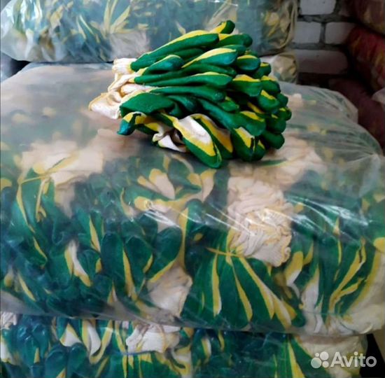 Рабочий перчатки двойной облив 100 пар