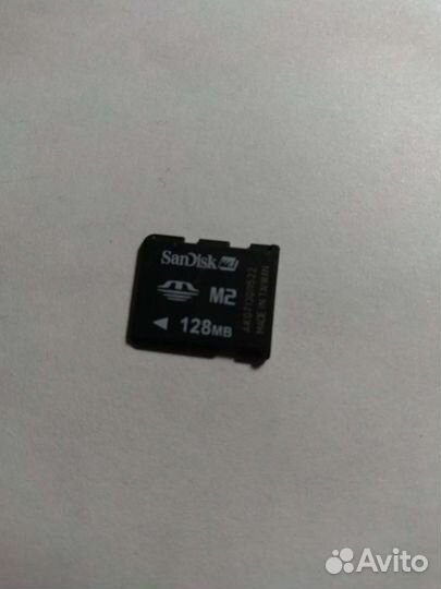 Карта памяти sandisk m2 memory stick mic