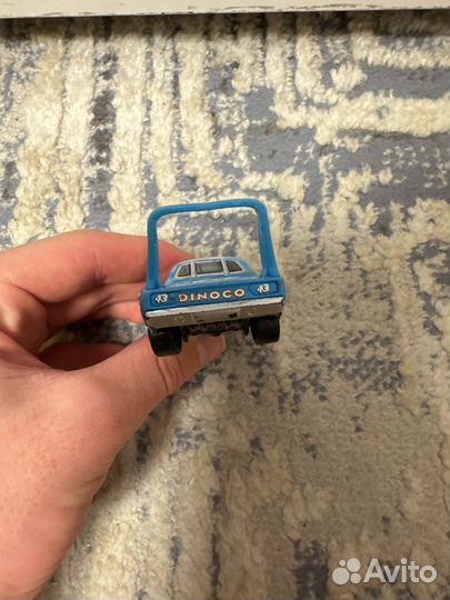 Машинка dinoco king тачки matell желез