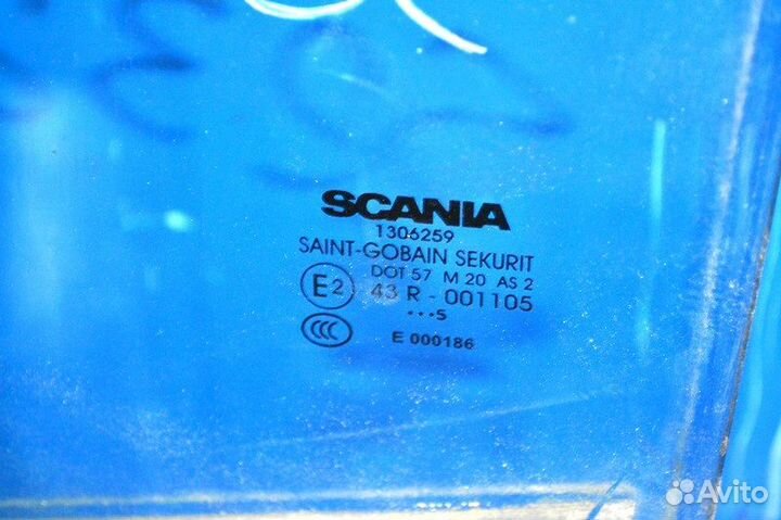 Стекло двери, левое scania R-series (01.04)