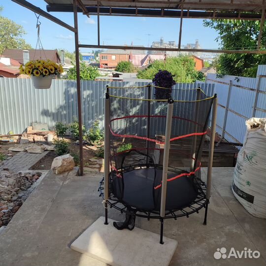 Детский батут с сеткой бу