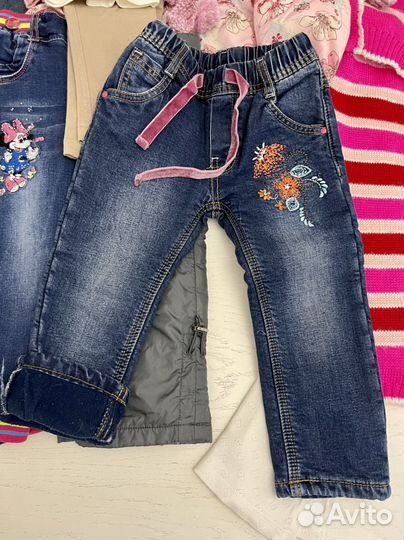 Большой пакет одежды для девочки 2 года 86-92