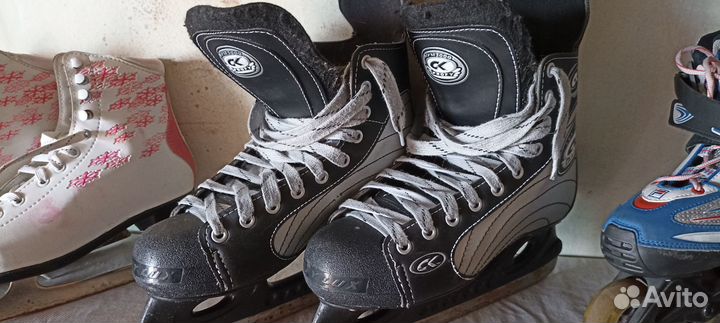 Коньки фигурные хоккейные