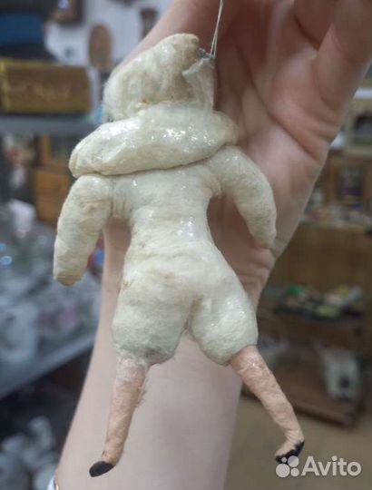 Елочная ватная игрушка СССР