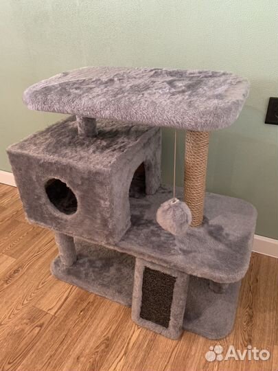 Домик для кошки с когтеточкой