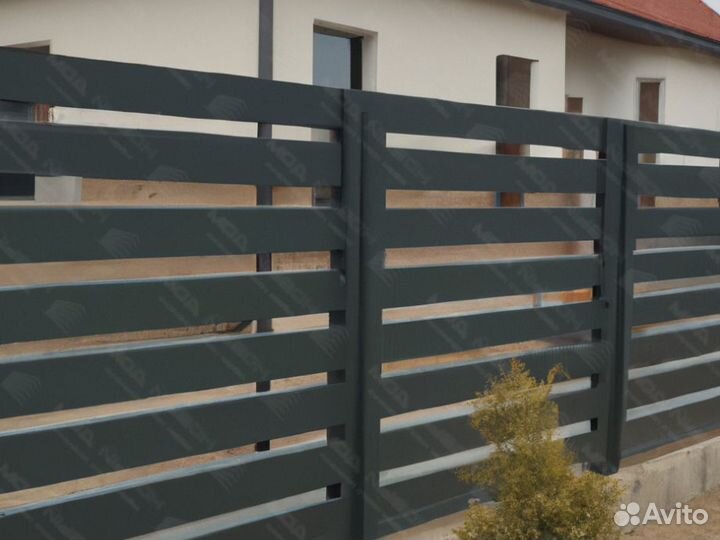 Забор Ранчо металлический