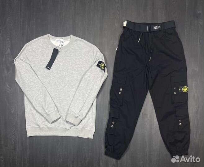 Костюм свитшот и джогеры Stone Island