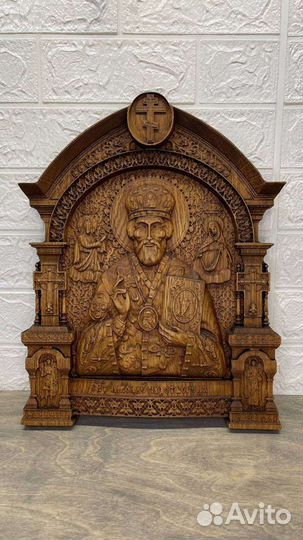 Резная икона