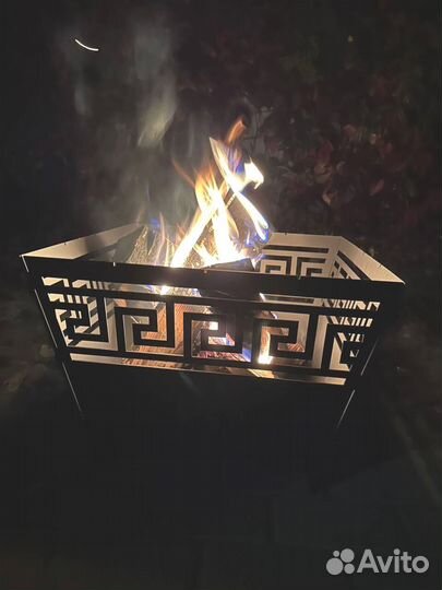 Костровая чаша с крышкой