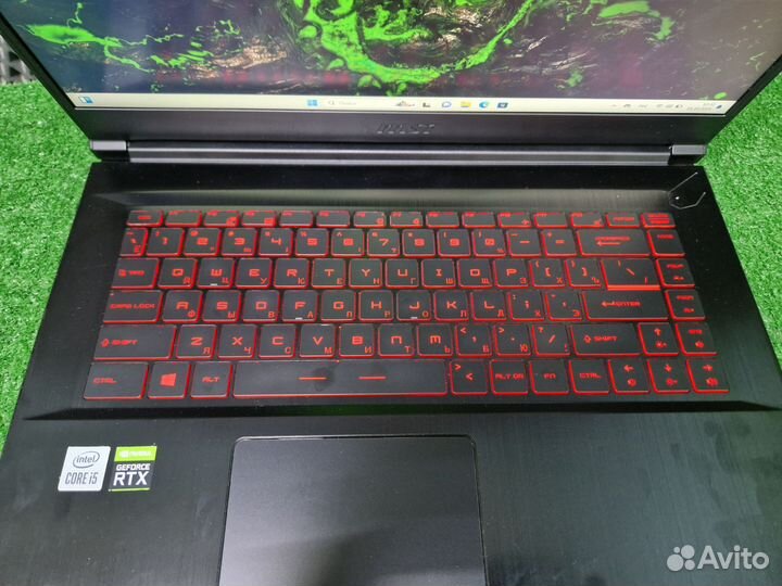Мощьный Игровой ноутбук Msi на 3060