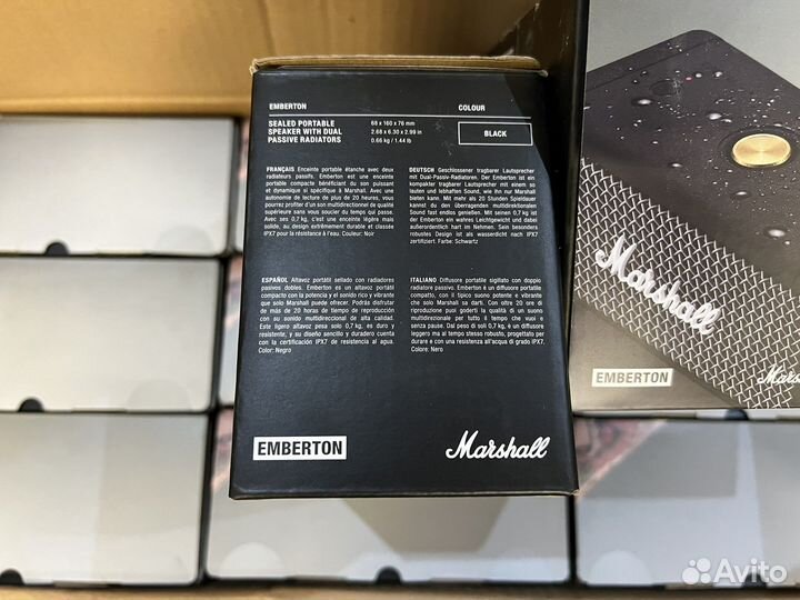 Marshall Emberton Black Колонка