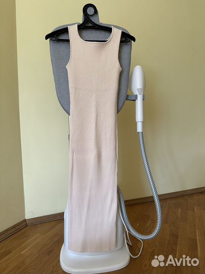 Платье трикотажное женское лапша миди