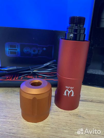Тату-машинка AVA PEN EP7, red