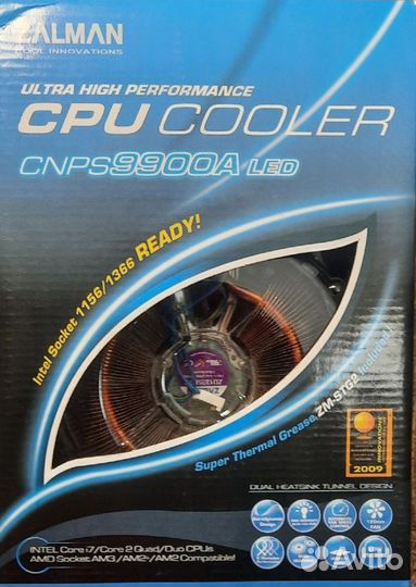Система охлаждения процессора Zalman cnps9900A LED