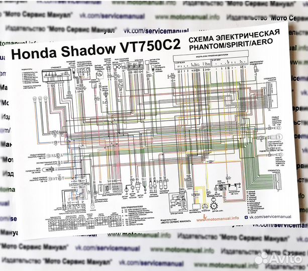 Honda VT750С2 Shadow плакаты для мотоцикла
