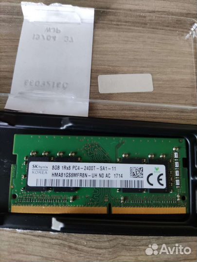 Оперативная память ddr4 hynix 8gb 2400