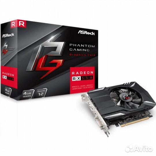 Видеокарта ASRock phantom G R RX550 4G 570407